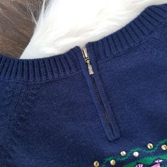 Beautiful Jeweled Sweater Lp - Picture 2 of 6